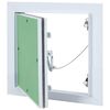 vidaXL Access Panel Green and Silver 30 x 30 cm