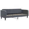 vidaXL Daybed with Trundle without Mattress Dark Grey 90x190 cm Single
