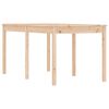 vidaXL Garden Table 159.5x82.5x76 cm Solid Wood Pine