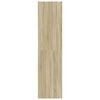 vidaXL Wardrobe Sonoma Oak 80x50x200 cm Engineered Wood