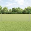 vidaXL Fence with Post Silver 0.6 x 10 m Steel
