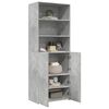 vidaXL Highboard Concrete Grey 70x42.5x185 cm Engineered Wood