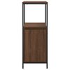 vidaXL Bathroom Cabinet with Shelves Brown Oak 36x35x95 cm