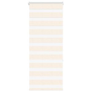 vidaXL Zebra Blind Marble Beige 65x150 cm Fabric Width 60.9 cm Polyester