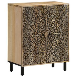 vidaXL Side Cabinet 60x33x75 cm Solid Wood Mango