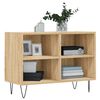 vidaXL TV Cabinet Sonoma Oak 69.5x30x50 cm Engineered Wood