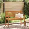 vidaXL Garden Bench Brown 110 x 56 x 90 cm Solid Acacia Wood