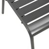 vidaXL 5 Piece Outdoor Dining Set Steel Dark Grey