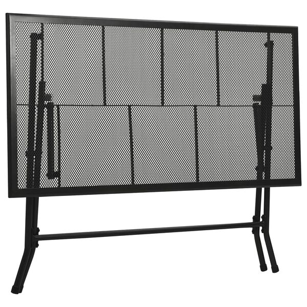 vidaXL 3 Piece Garden Dining Set Steel Anthracite