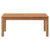 vidaXL Garden Table Natural 95 x 45 x 40 cm Solid teak wood