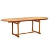 vidaXL 7 Piece Garden Dining Set Solid Wood Acacia and Textilene
