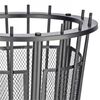 HI Fire Basket with Spark Guard Black 40x61 cm