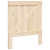 vidaXL Bed Frame without Mattress Grey 90x200 cm Solid Wood Pine
