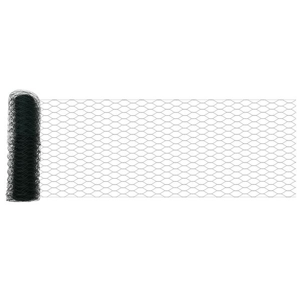 vidaXL Hexagon Fence Green 0.5 x 50 m Steel