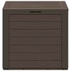 vidaXL Garden Storage Box Brown 58.5x46x55 cm Polypropylene