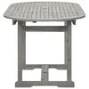 vidaXL Garden Dining Table (120-170)x80x75 cm Solid Acacia Wood