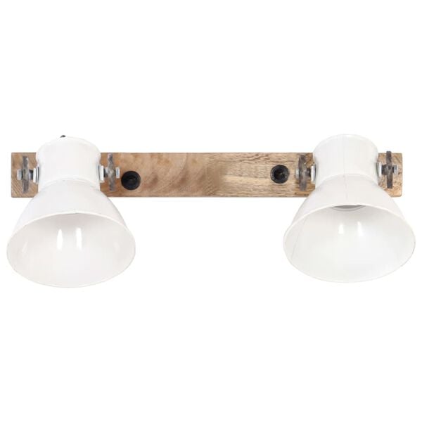 vidaXL Industrial Wall Lamp White 45x25 cm E27