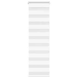 vidaXL Zebra Blind White 50x100 cm Fabric Width 45.9 cm Polyester
