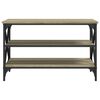 vidaXL TV Cabinet Sonoma Oak 80x40x50 cm Engineered Wood