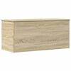 vidaXL Storage Box Sonoma Oak 100x42x46 cm Engineered Wood