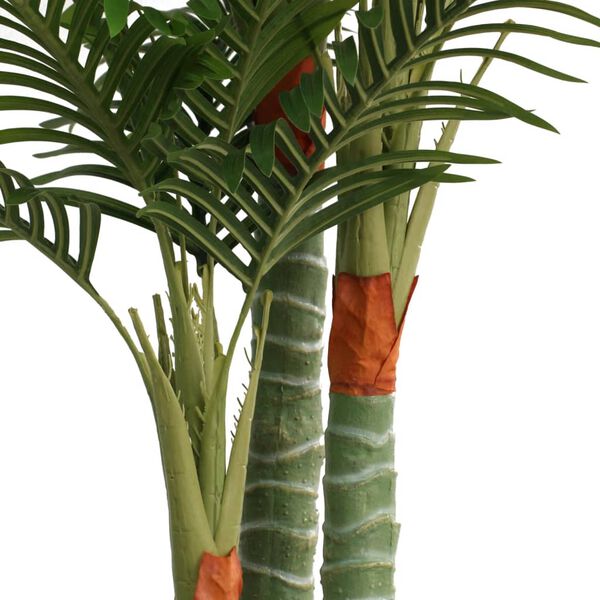 vidaXL Artificial Palm Tree with 3 Trunks Green 180 cm PP