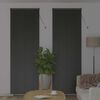 vidaXL Venetian Blinds Height Adjustable Black 220 x 80 cm Aluminium