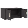 vidaXL Storage Cabinet Black 80 x 40 x 40 cm Steel