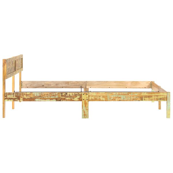 vidaXL Bed Frame without Mattress Solid Reclaimed Wood 160x200cm