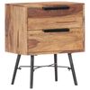vidaXL Bedside Cabinet 40x30x50 cm Solid Acacia Wood