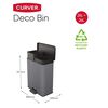 Curver Duo Pedal Bin Deco 26L+26L Cool Grey