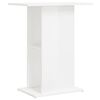 vidaXL Aquarium Stand High Gloss White 60.5x36x72.5 cm Engineered Wood