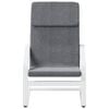 vidaXL Relaxing Chair Dark Grey Fabric