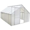 vidaXL Greenhouse Polycarbonate and Aluminium 430x250x195 cm