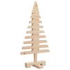 vidaXL Wooden Christmas Tree for Decoration 60 cm Solid Wood Pine