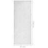 vidaXL Soft Pile Rug Anti-slip 57x150 cm Light Grey