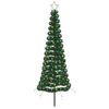 vidaXL LED Tinsel Christmas Tree with Spike EKENAS 180 cm 220 LEDs