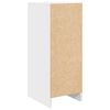 vidaXL Shoe Cabinet White 29.5x34x76 cm Engineered Wood