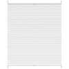 Plisse Blind 110x125cm White Pleated Blind