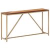 vidaXL Console Table 140x35x76 cm Solid Sheesham Wood