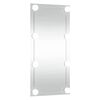vidaXL Wall Mirror with LED Lights 30x60 cm Glass Rectangle