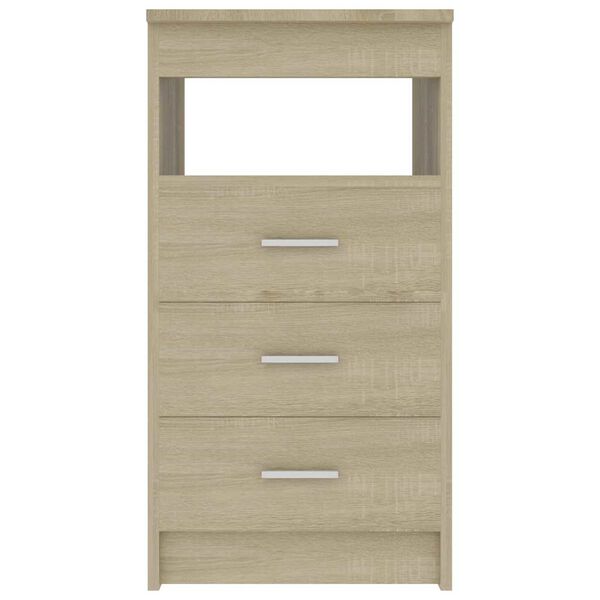 vidaXL Drawer Cabinet Sonoma Oak 40x50x76 cm Engineered Wood