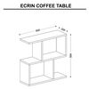 Homemania Coffee Table Ecrin 60x20x59.4 cm White