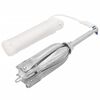 vidaXL Folding Anchor with Rope Silver 10 kg Hot Dip Galvanized Cast Iron
