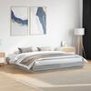 vidaXL Bed Frame without Mattress Grey Sonoma 200x200 cm