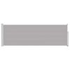 vidaXL Patio Retractable Side Awning 100x300 cm Grey