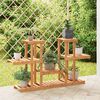 vidaXL Flower Stand 110x25x73 cm Solid Wood Fir