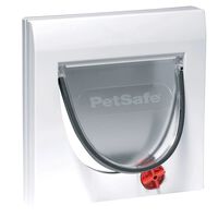 PetSafe Manual 4-Way Cat Flap with Tunnel Classic 917 White