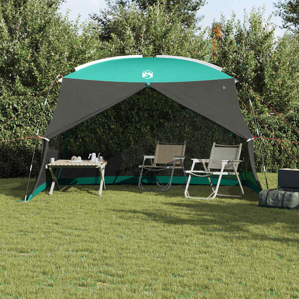 vidaXL Mosquito Tent with Roof Sea Green 380 x 380 x 225 cm