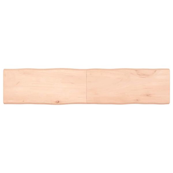 vidaXL Table Top 180x40x(2-6) cm Untreated Solid Wood Live Edge