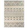 vidaXL Rug Handwoven Wool 160x230 cm White/Grey/Black/Brown